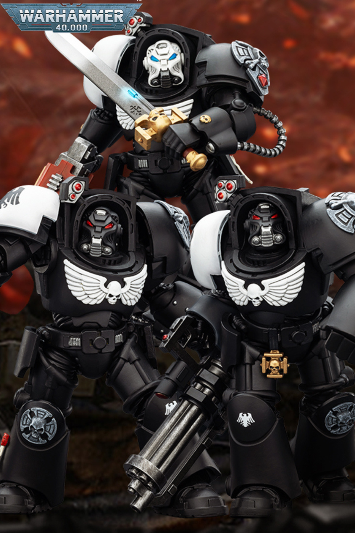 (20 FEB CUTOFF) Raven Guard Terminator -Warhammer 40k 1/18 Action Figure By JOYTOY
