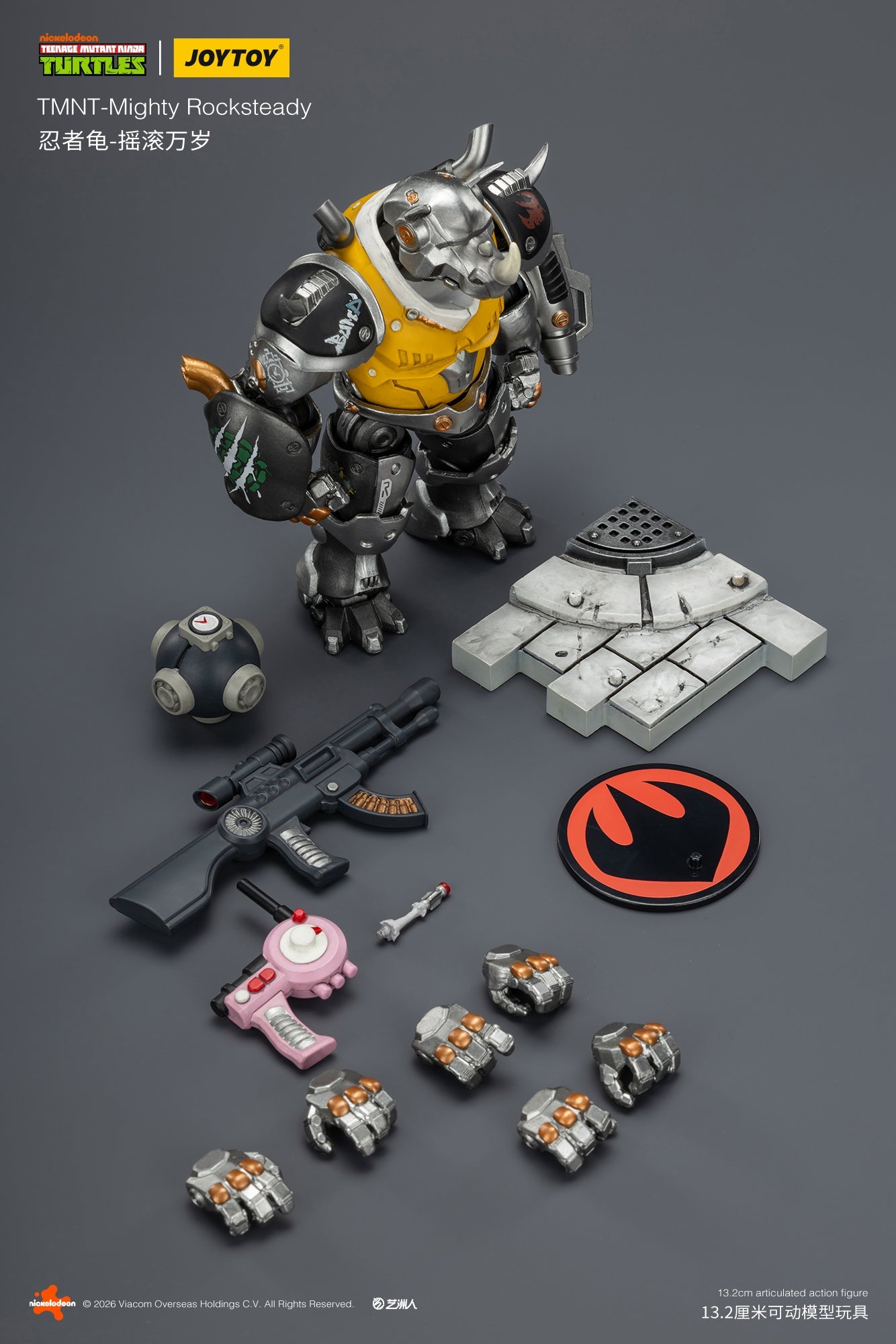 (25 FEB CUT OFF)TMNT-Super Bebop & Mighty Rocksteady -TMNT 40k 1/18 Action Figure By JOYTOY