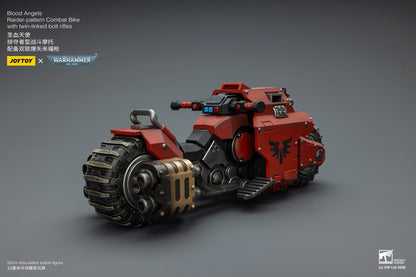 (15 MAR CUTOFF) Raider-pattern Combat Bike with twin-linked bolt rifles-Warhammer 40k 1/18 Action Figure By JOYTOY