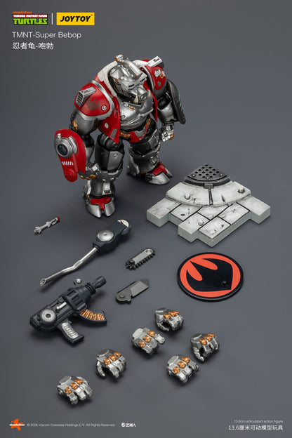 (25 FEB CUT OFF)TMNT-Super Bebop & Mighty Rocksteady -TMNT 40k 1/18 Action Figure By JOYTOY