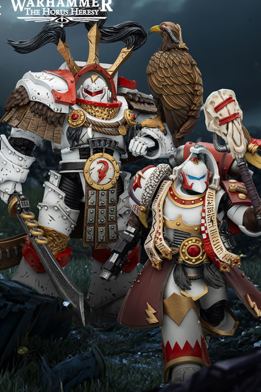 (25 FEB CUT OFF)White Scars Stormseer Consul & Legion Praetor -Warhammer 40k 1/18 Action Figure By JOYTOY