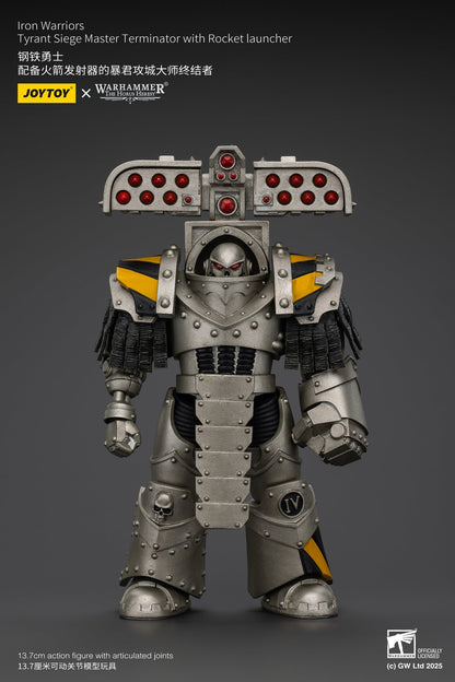 Iron Warriors Tyrant Siege Terminator - Warhammer "The Horus Heresy"1/18 Action Figure By JOYTOY
