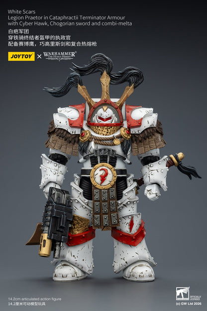 (25 FEB CUT OFF)White Scars Stormseer Consul & Legion Praetor -Warhammer 40k 1/18 Action Figure By JOYTOY