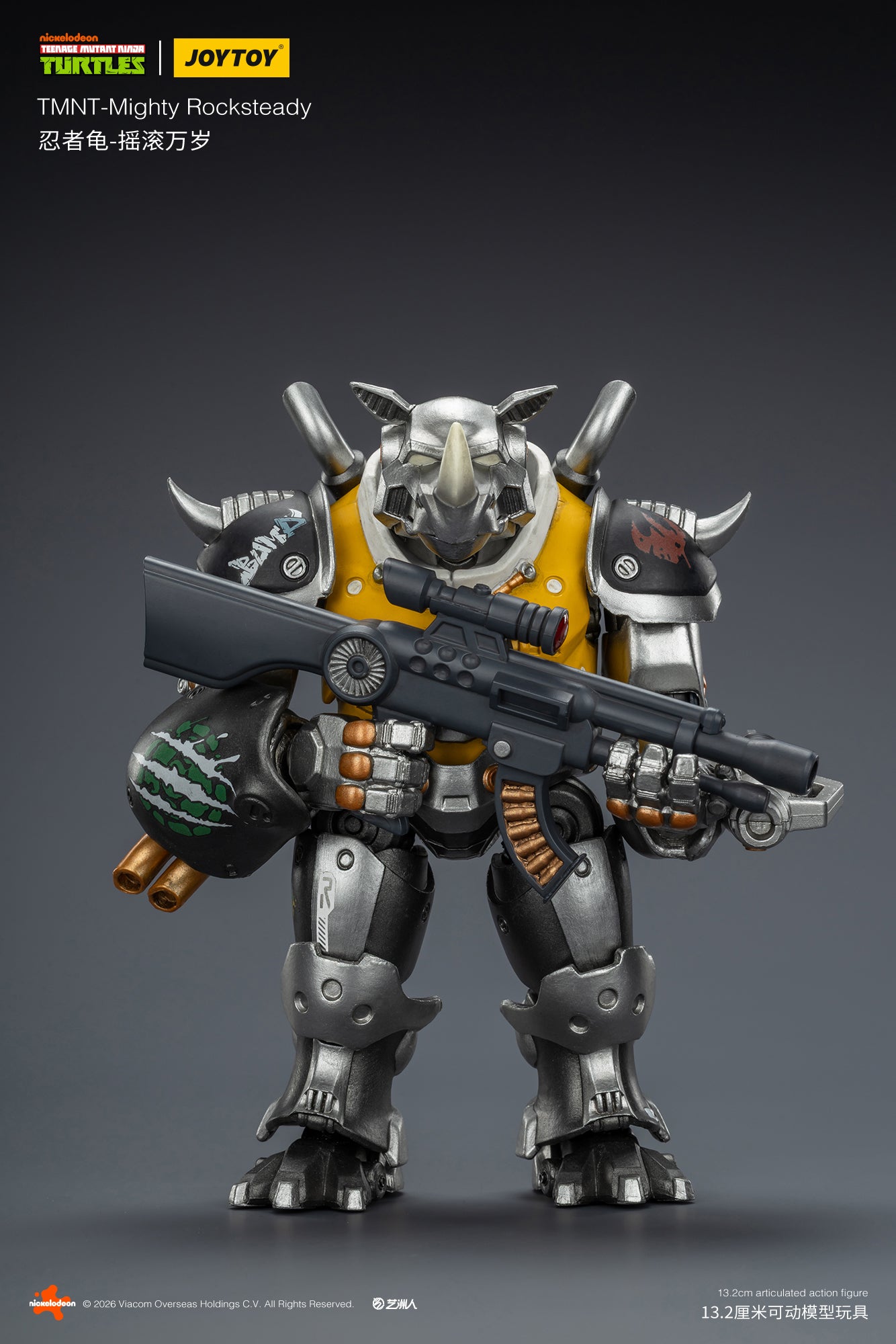 (25 FEB CUT OFF)TMNT-Super Bebop & Mighty Rocksteady -TMNT 40k 1/18 Action Figure By JOYTOY