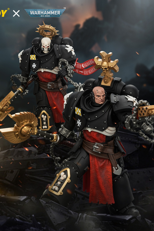 (8/8) Black Templars Execrator - Warhammer 40K 1/18 Action Figure By JOYTOY