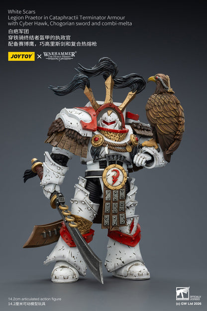 (25 FEB CUT OFF)White Scars Stormseer Consul & Legion Praetor -Warhammer 40k 1/18 Action Figure By JOYTOY