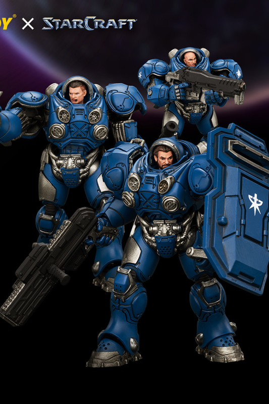 (5/10/2026) Terran Marine Set - STARCRAFT 1/25 Action Figure By JOYTOY