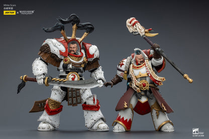 (25 FEB CUT OFF)White Scars Stormseer Consul & Legion Praetor -Warhammer 40k 1/18 Action Figure By JOYTOY