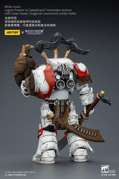 (25 FEB CUT OFF)White Scars Stormseer Consul & Legion Praetor -Warhammer 40k 1/18 Action Figure By JOYTOY
