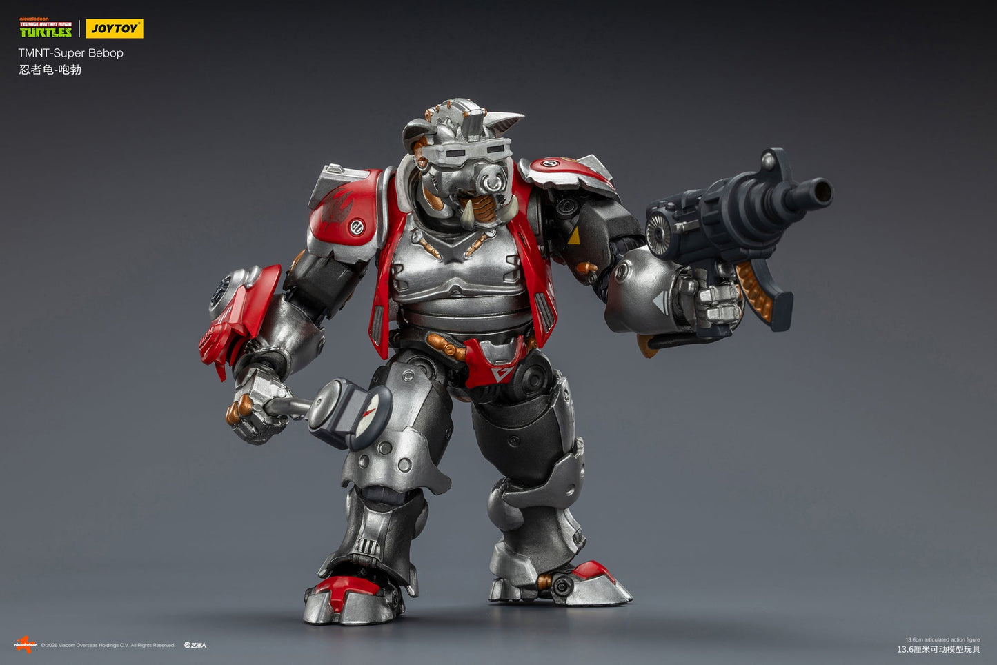 (25 FEB CUT OFF)TMNT-Super Bebop & Mighty Rocksteady -TMNT 40k 1/18 Action Figure By JOYTOY