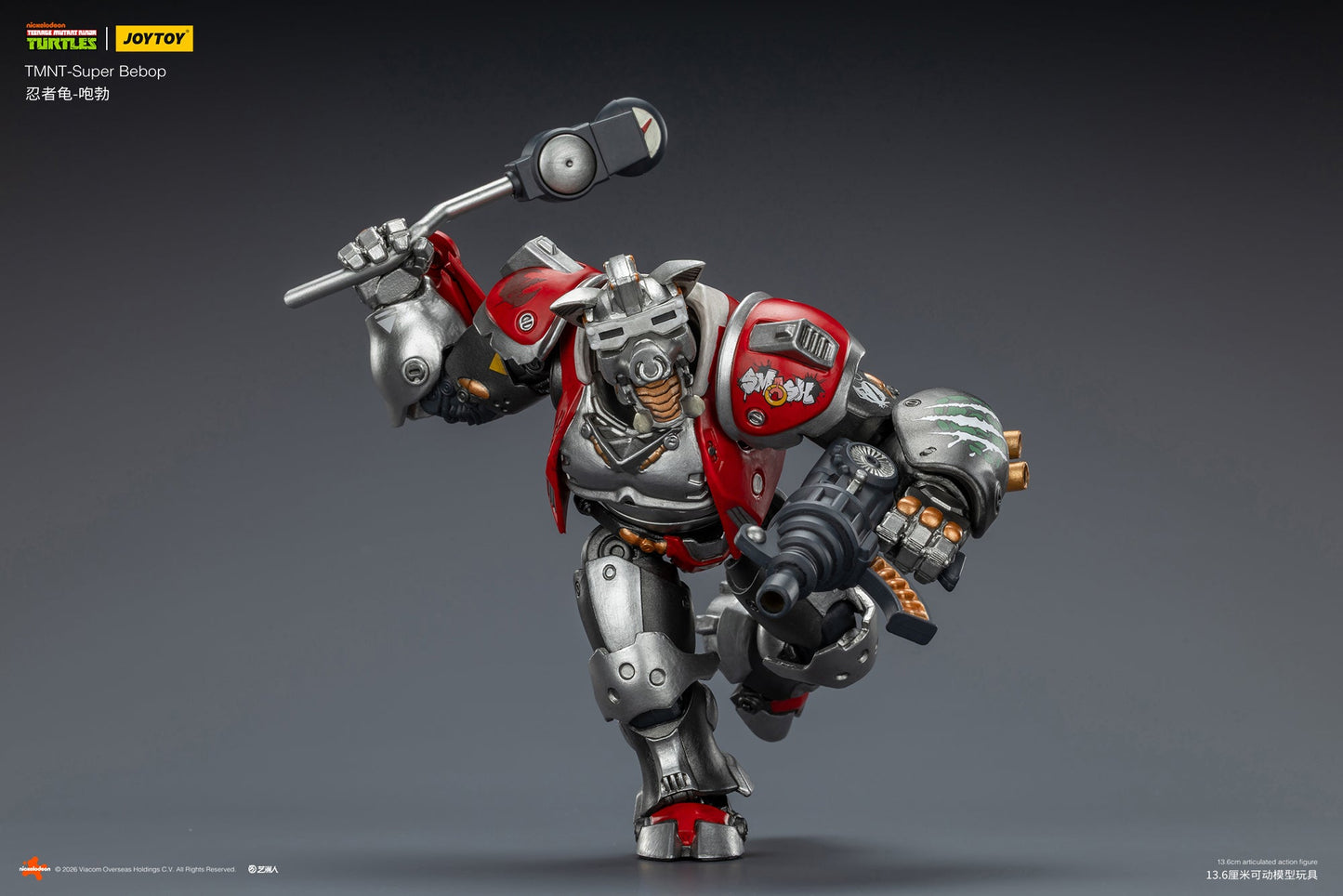 (25 FEB CUT OFF)TMNT-Super Bebop & Mighty Rocksteady -TMNT 40k 1/18 Action Figure By JOYTOY