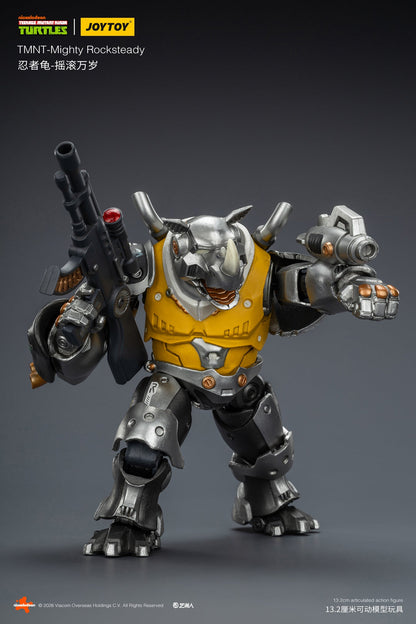 (25 FEB CUT OFF)TMNT-Super Bebop & Mighty Rocksteady -TMNT 40k 1/18 Action Figure By JOYTOY