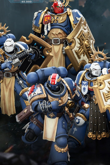 Ultramarines Set - Titus, Metaurus, Levantus, Torvald - Warhammer 40K  1/18 Action Figure By JOYTOY