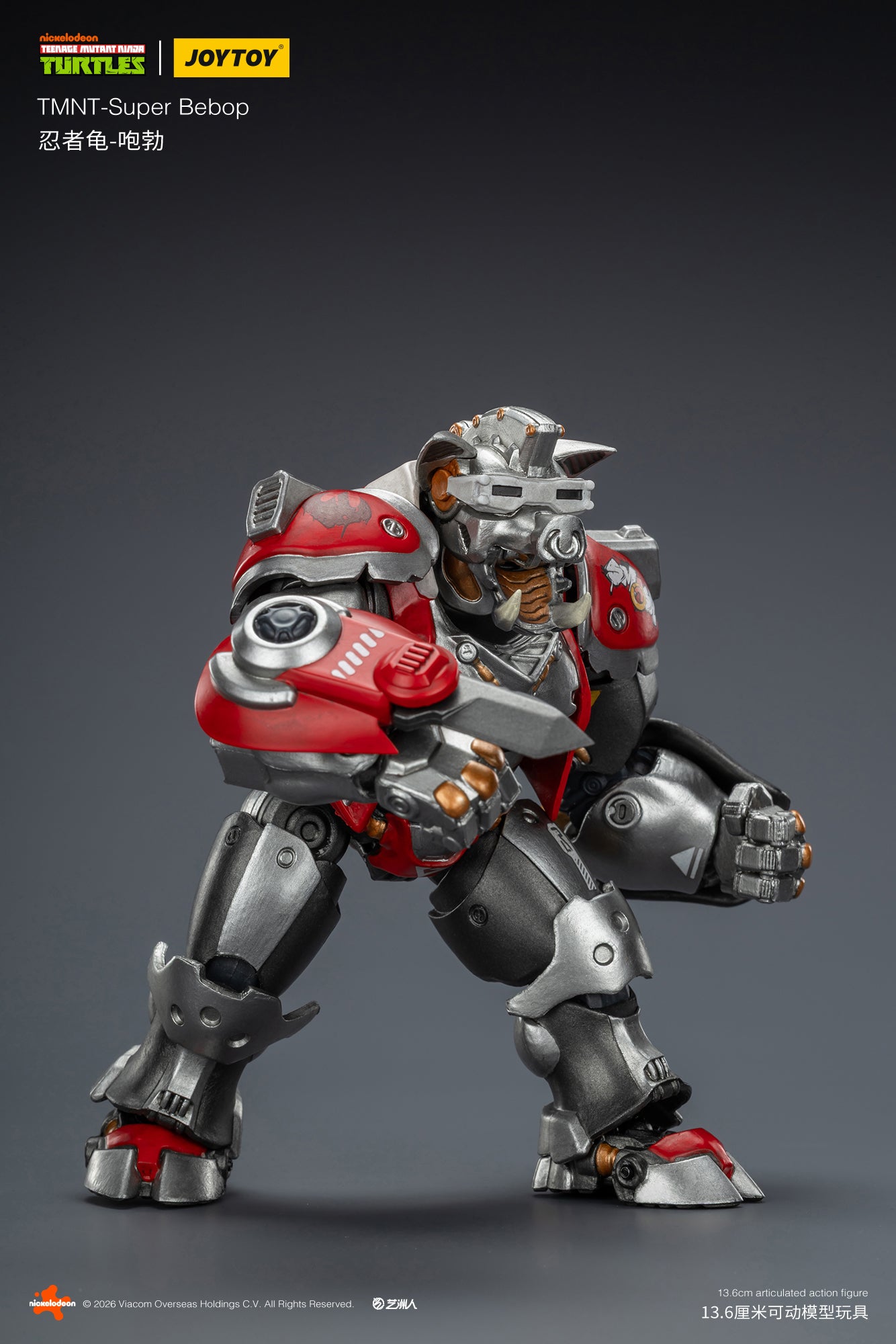 (25 FEB CUT OFF)TMNT-Super Bebop & Mighty Rocksteady -TMNT 40k 1/18 Action Figure By JOYTOY