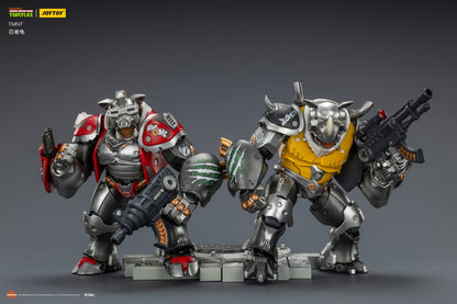 (25 FEB CUT OFF)TMNT-Super Bebop & Mighty Rocksteady -TMNT 40k 1/18 Action Figure By JOYTOY