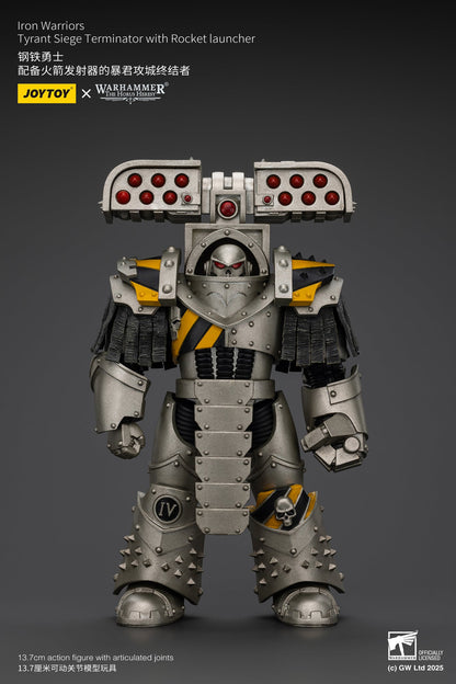 Iron Warriors Tyrant Siege Terminator - Warhammer "The Horus Heresy"1/18 Action Figure By JOYTOY