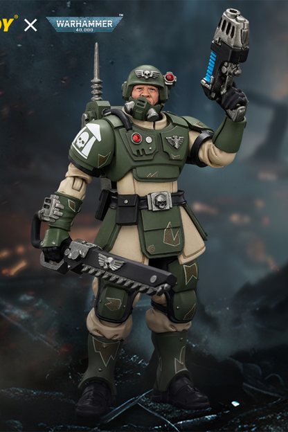 (30/8) Astra Militarum Kasrkin Squad - Warhammer 40K 1/18 Action Figure By JOYTOY