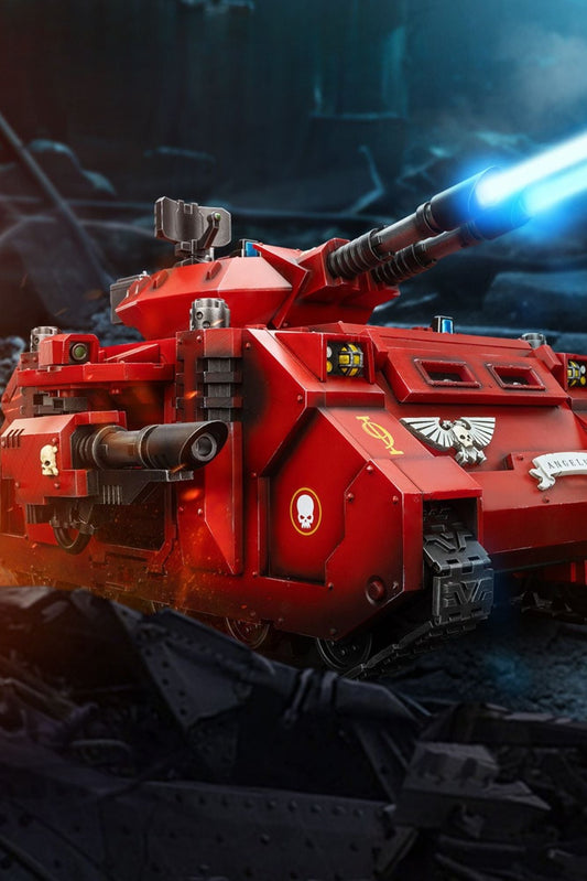 Blood Angels Predator Annihilator with Twin Lascannons  - 1/18 warhammer 40k Action Figure By JOYTOY