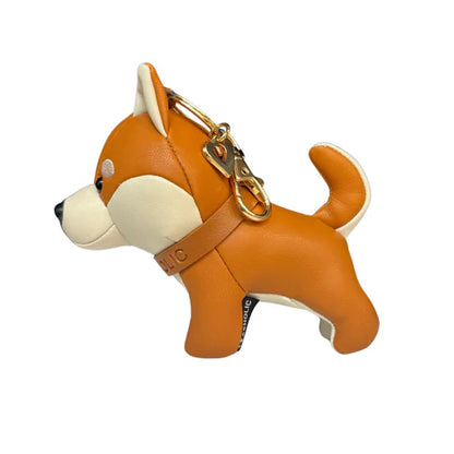 Shiba Inu Leather Charm