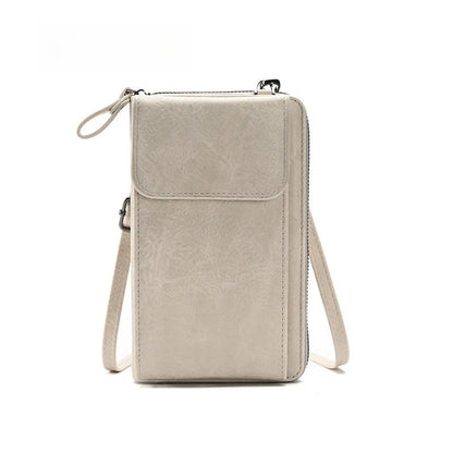 Women's Leather Bag - Multifunctional Mobile Phone Bag