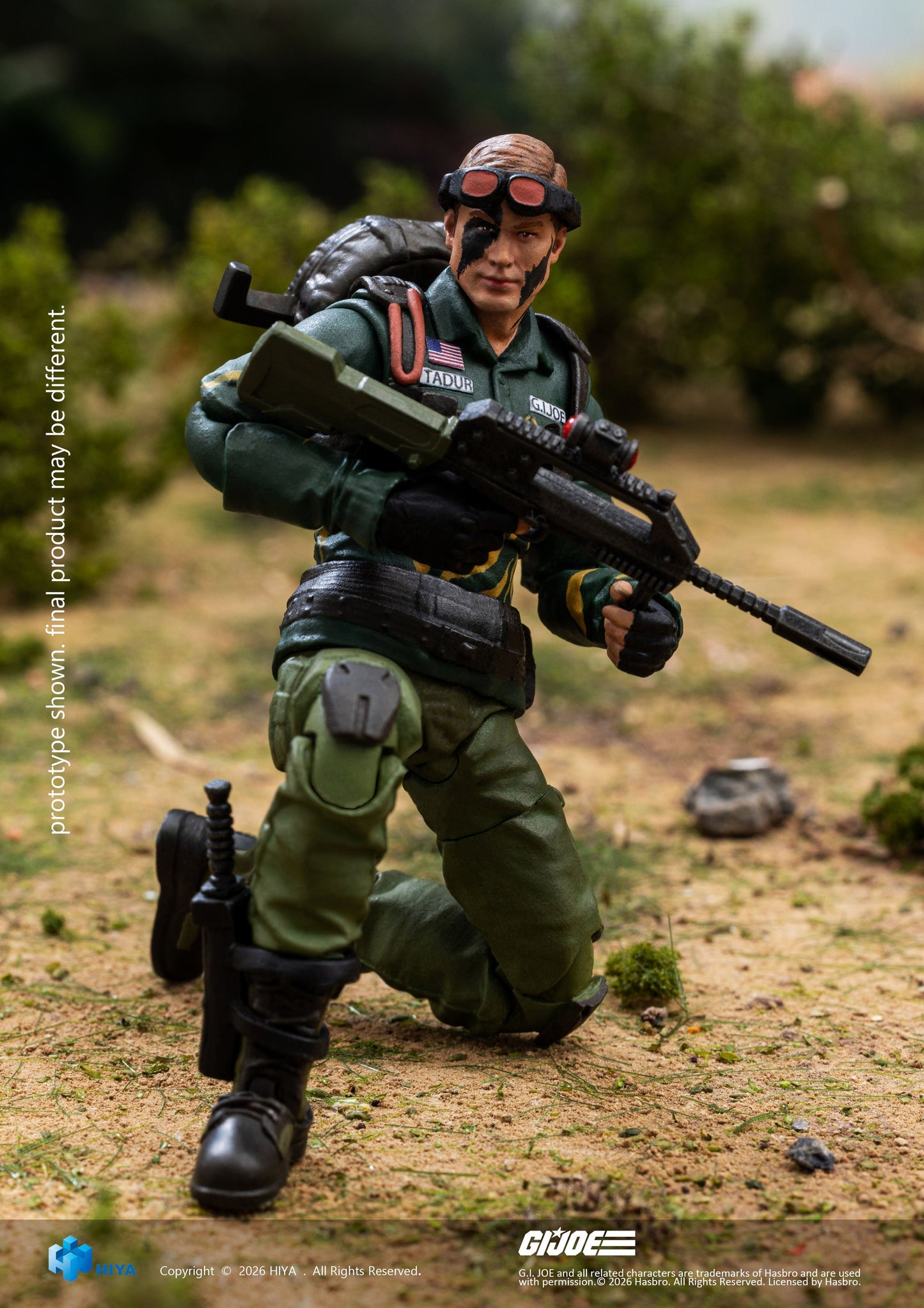 (30/6) 1/18 G.I.Joe Dusty Tiger Force - Exquisite Mini Series Action Figure By HIYA Toys