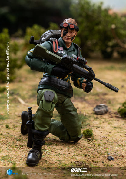 (30/6) 1/18 G.I.Joe Dusty Tiger Force - Exquisite Mini Series Action Figure By HIYA Toys