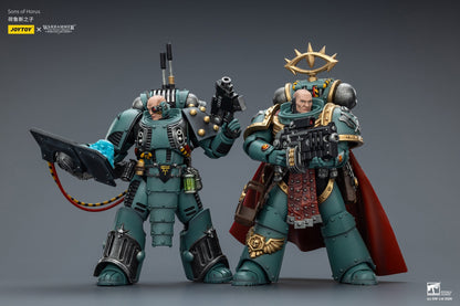 (5 MAR CUT OFF) Sons of Horus Tybalt Marr Captain of the 18th Company & Sons of Horus Siege Breaker- Warhammer "The Horus Heresy" Action Figure By JOYTOY