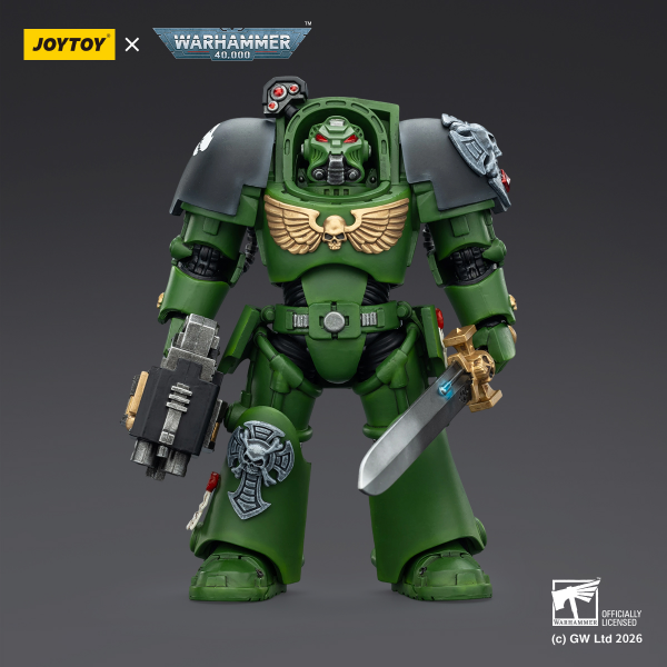 (20 FEB CUTOFF) Salamanders Terminator -Warhammer 40k 1/18 Action Figure By JOYTOY