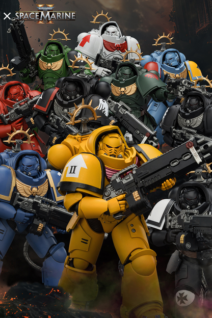 (CUTOFF APR 13 )  Game Edition Space Marine II -Warhammer 40k 1/18 Action Figure By JOYTOY