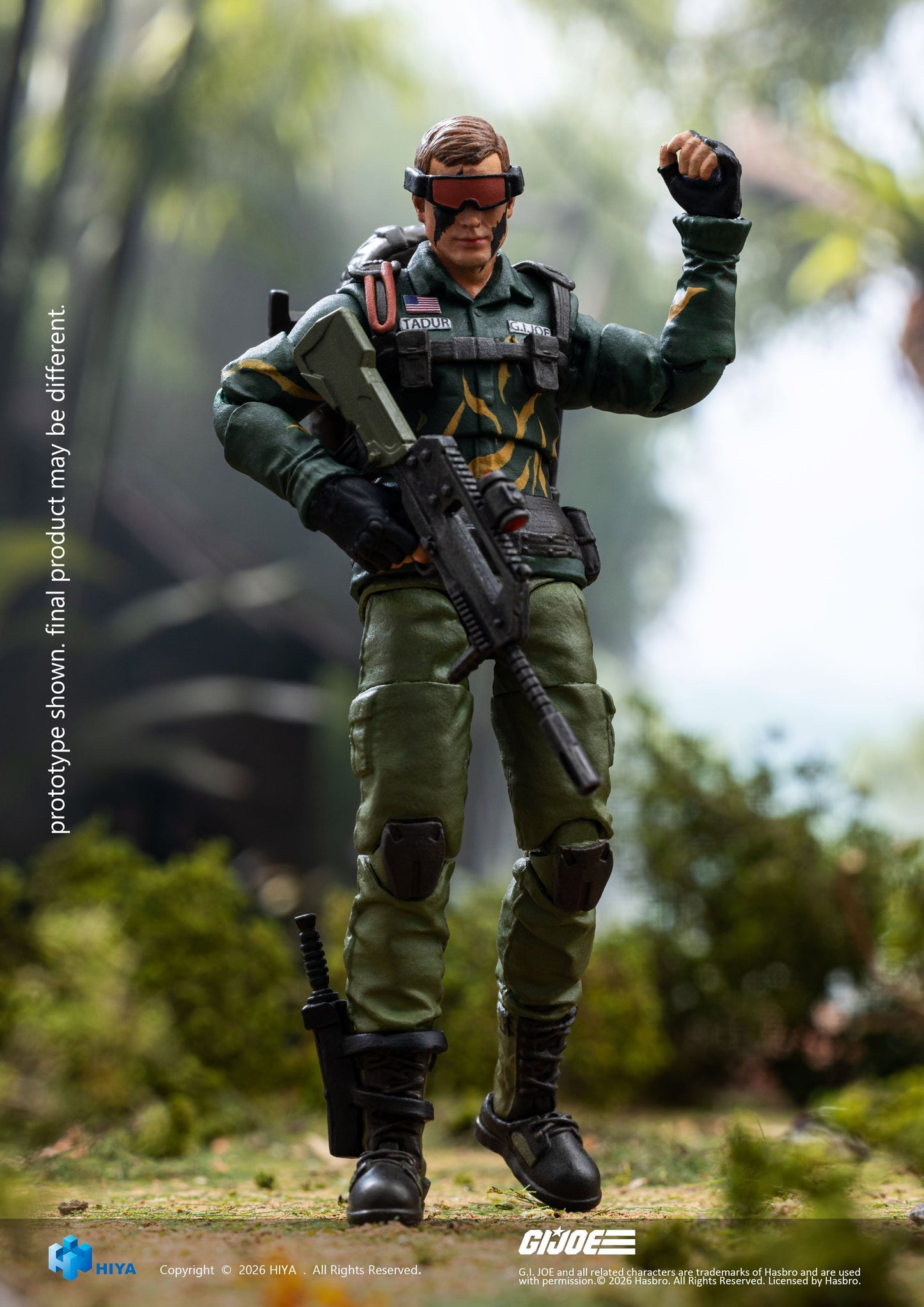 (30/6) 1/18 G.I.Joe Dusty Tiger Force - Exquisite Mini Series Action Figure By HIYA Toys