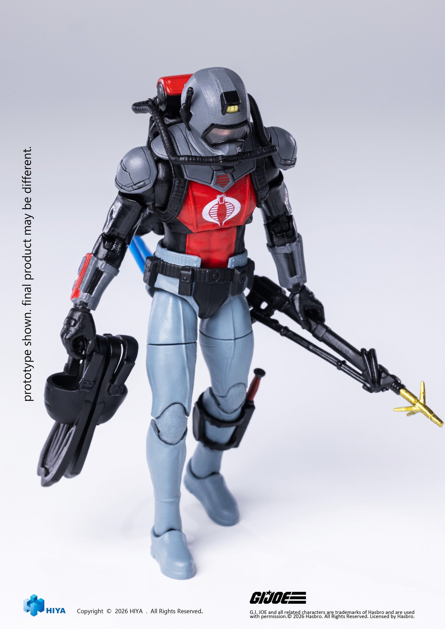 (31 MAR CUTOFF)Cobra Eel - G.I JOE EMG0458 -1/18 Scale Action Figure By HIYA Toys