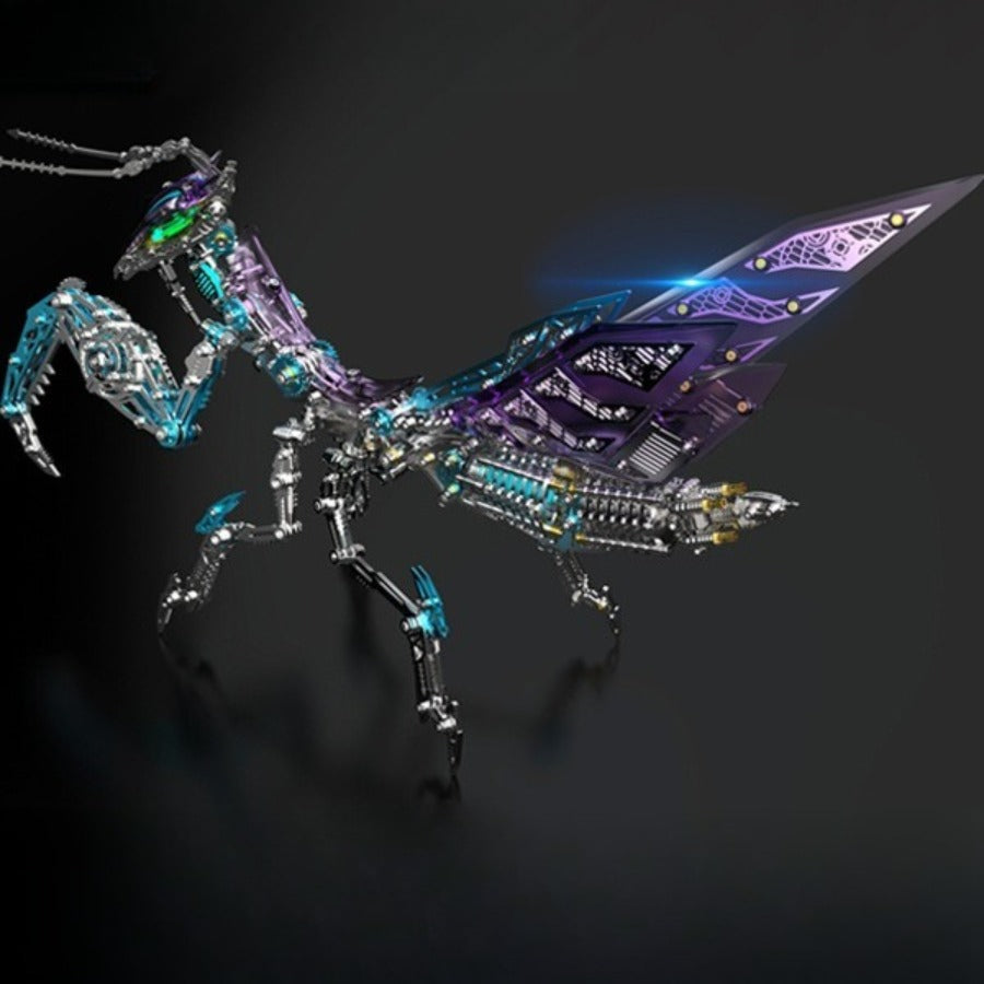 3D Metal Puzzles - Mantis (Purple and Green)