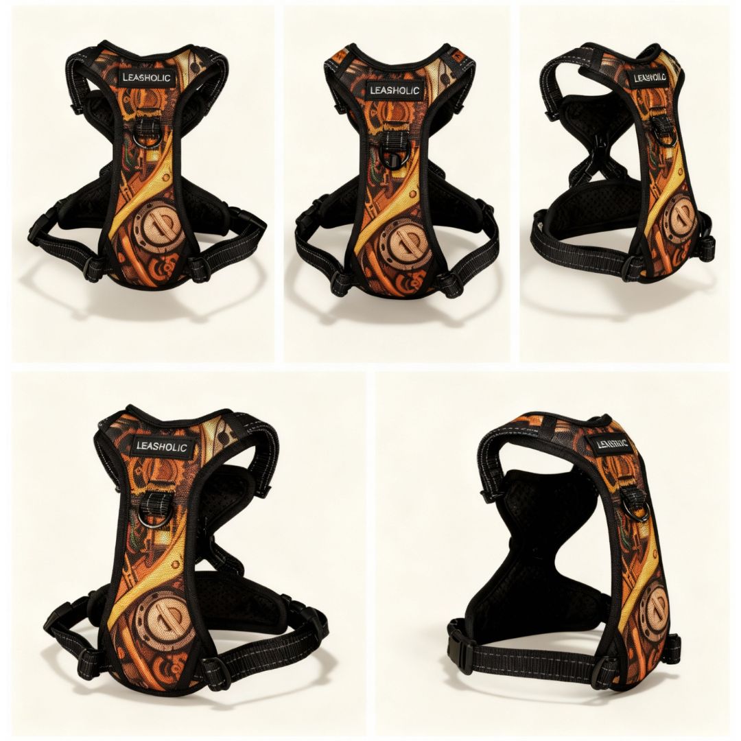 Oxford Cloth No-Pull Harness - Vintage Watch Movement