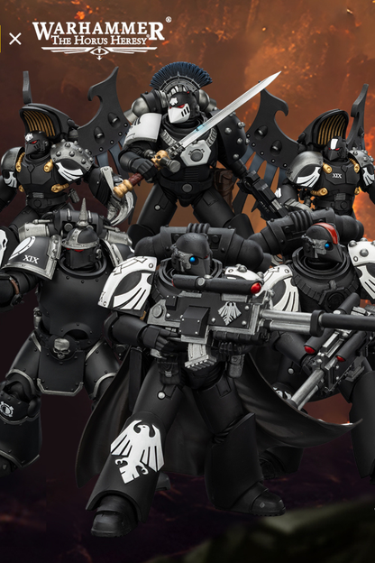 (CUTOFF MAY 1 ) Raven Guard Set - Warhammer "The Horus Heresy" 1/18 Action Figure By JOYTOY