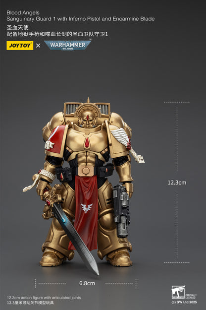 Blood Angels Sanguinary Guard - 1/18 warhammer 40k Action Figure By JOYTOY