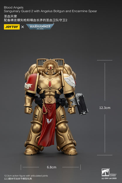 Blood Angels Sanguinary Guard - 1/18 warhammer 40k Action Figure By JOYTOY