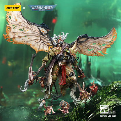 Mortarion,Daemon Primarch of Nurgle with Ancient weapons 'The Lantern' and 'Silence'  - "Warhammer 40K" 1/18 Action Figure By JOYTOY