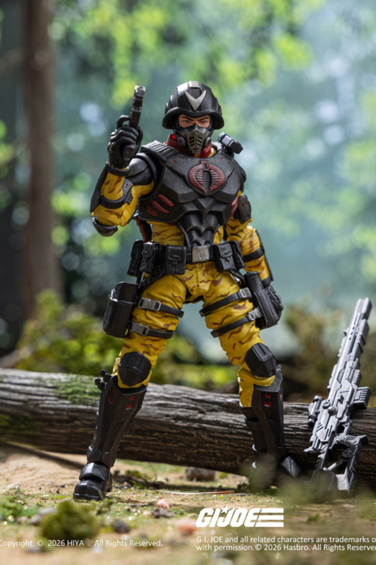 (31/10/2026) G.I.Joe Cobra Officers Python Patrol Version - HIYA Exquisite Mini Series 1/18 Scale Action Figure