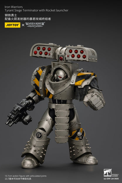 Iron Warriors Tyrant Siege Terminator - Warhammer "The Horus Heresy"1/18 Action Figure By JOYTOY