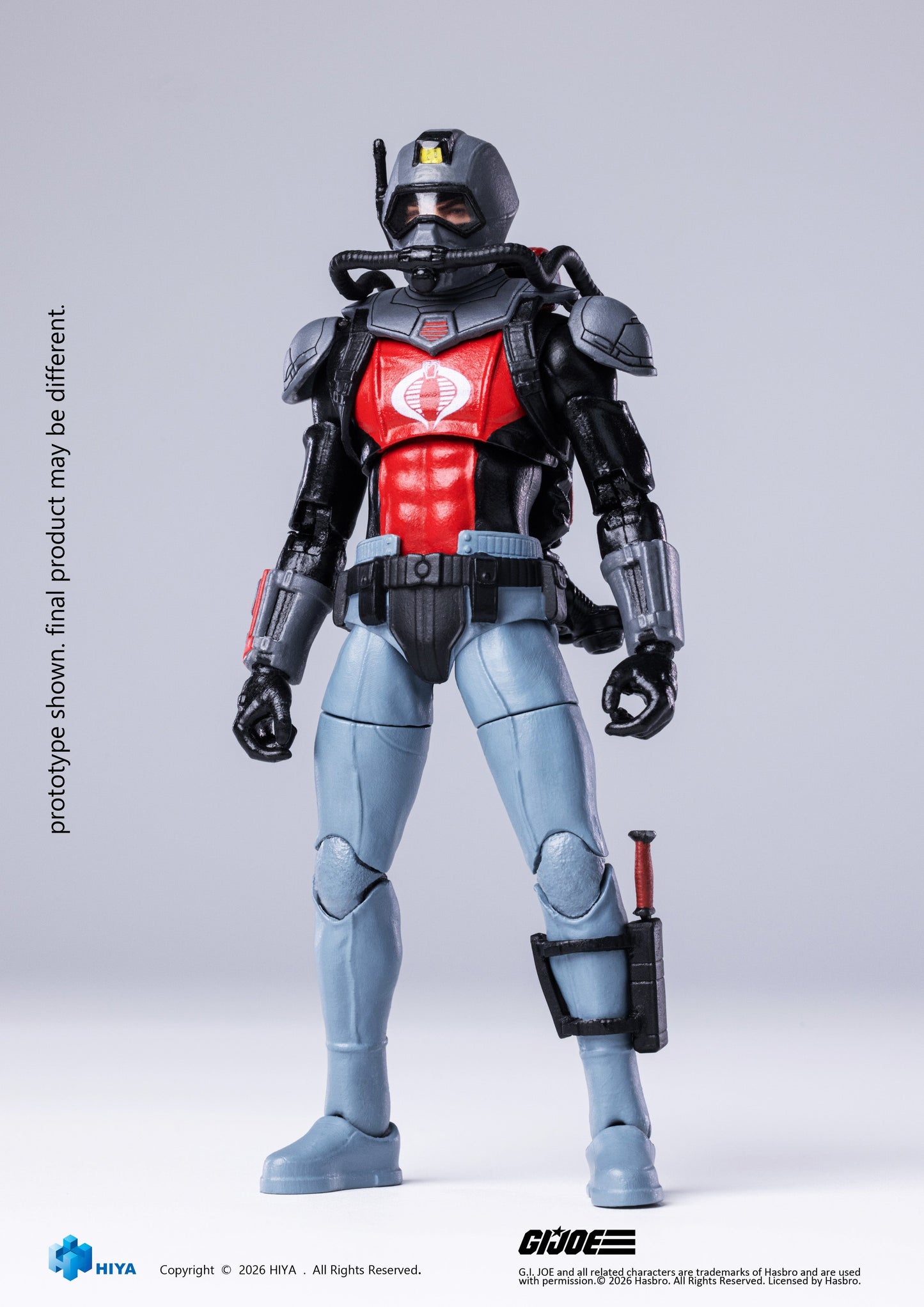 (31 MAR CUTOFF)Cobra Eel - G.I JOE EMG0458 -1/18 Scale Action Figure By HIYA Toys