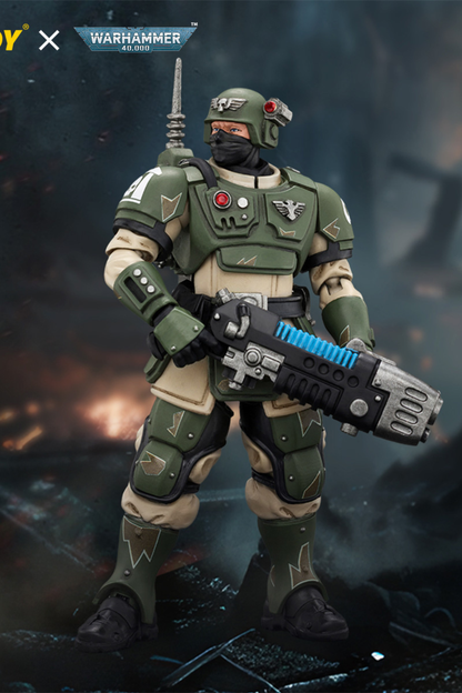 (30/8) Astra Militarum Kasrkin Squad - Warhammer 40K 1/18 Action Figure By JOYTOY