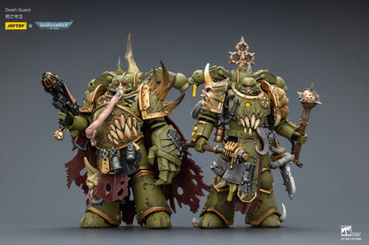 (5 MAR CUT OFF)Death Guard Plague Marine Champion / Death Guard Plague Marine - "Warhammer 40k" 1/18 Action Figure By JOYTOY