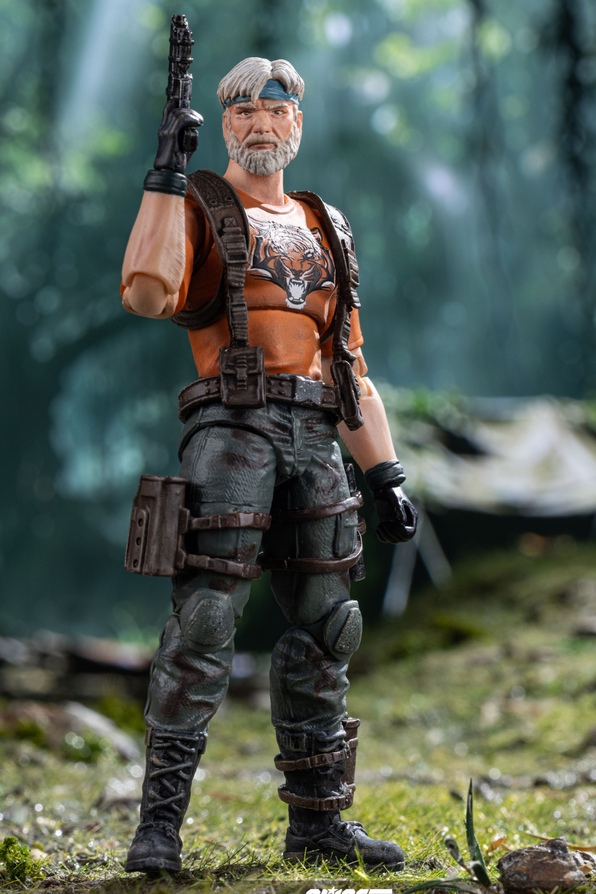 (31.3Cutoff) Outback Tiger Force - Exquisite Mini Series 1/18 Scale Action Figure By HIYA Toys
