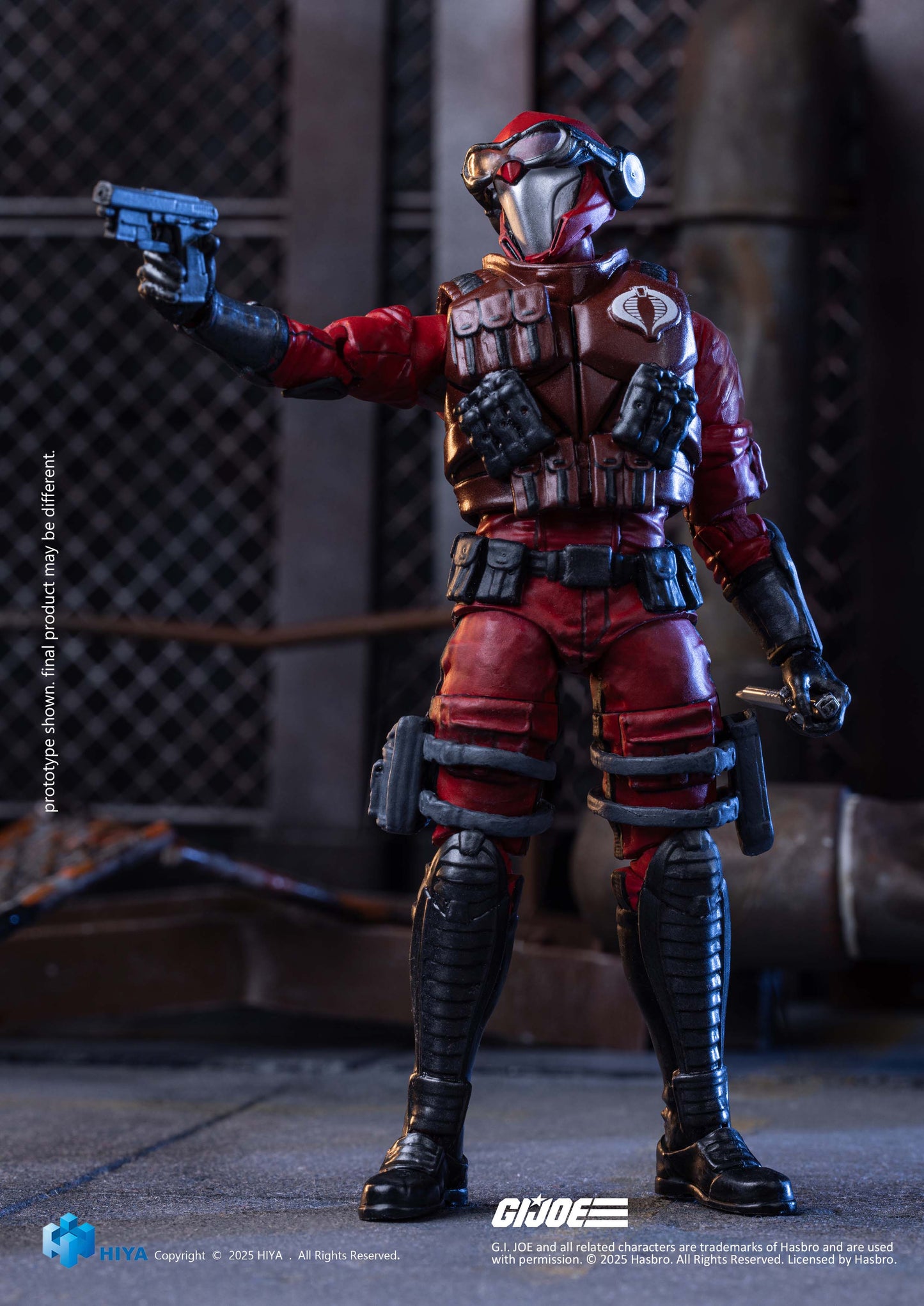 G.I.Joe Crimson Viper Exquisite Mini Series - 1/18 Scale Action Figure By HIYA Toys