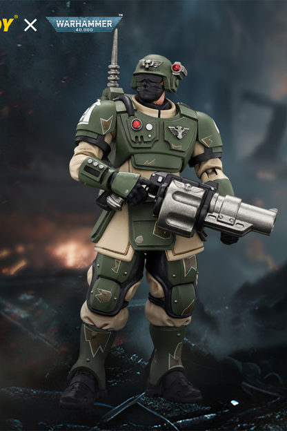 (30/8) Astra Militarum Kasrkin Squad - Warhammer 40K 1/18 Action Figure By JOYTOY