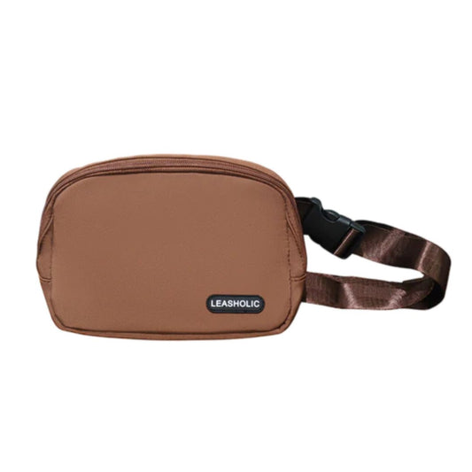 Dog Walking Bag (waist & crossbody) (Brown)