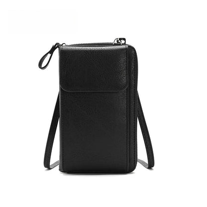 Women's Leather Bag - Multifunctional Mobile Phone Bag
