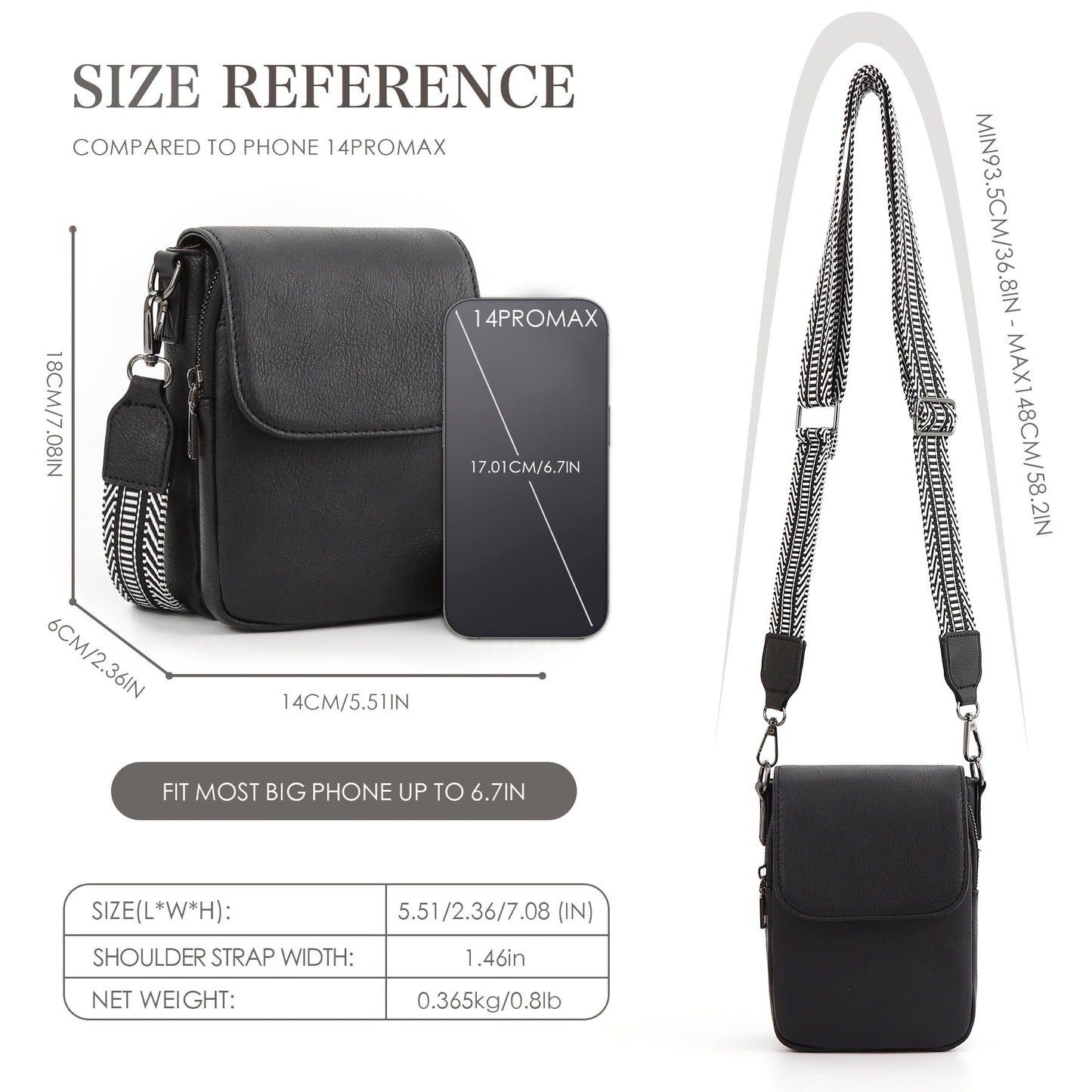 Women's Leather Bag - Shoulder Mobile Phone Bag for Women