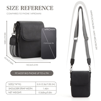 Women's Leather Bag - Shoulder Mobile Phone Bag for Women