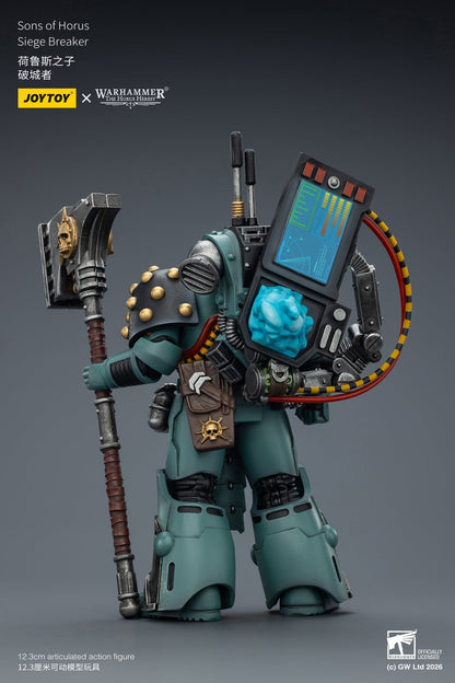 (5 MAR CUT OFF) Sons of Horus Tybalt Marr Captain of the 18th Company & Sons of Horus Siege Breaker- Warhammer "The Horus Heresy" Action Figure By JOYTOY